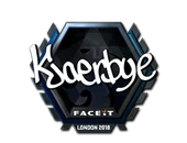 Sticker | Kjaerbye (Foil) | London 2018 image