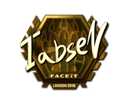 Sticker | tabseN (Gold) | London 2018 image