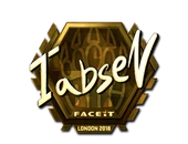 Sticker | tabseN (Gold) | London 2018 image