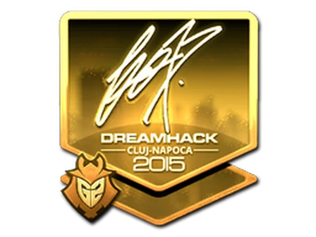 Sticker | fox (Gold) | Cluj-Napoca 2015 image