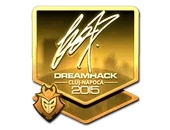 Sticker | fox (Gold) | Cluj-Napoca 2015 image