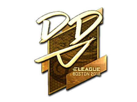 Sticker | DD (Gold) | Boston 2018 image