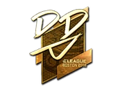 Sticker | DD (Gold) | Boston 2018 image