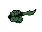 Sealed Graffiti | Backstab (Jungle Green) image