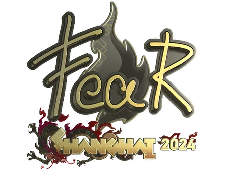 Sticker | fEAR (Gold) | Shanghai 2024 image