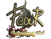 Sticker | fEAR (Gold) | Shanghai 2024 image