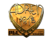 Sticker | AdreN (Gold) | Krakow 2017 image
