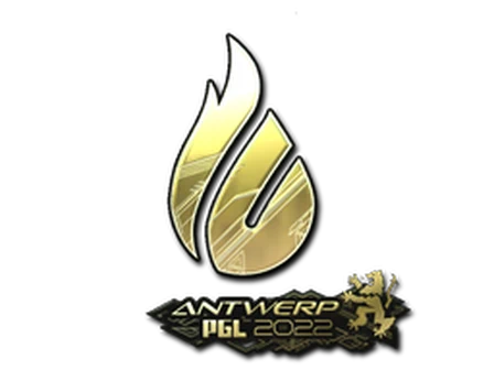 Sticker | Copenhagen Flames (Gold) | Antwerp 2022 image