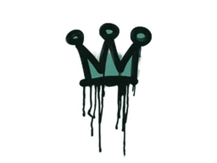Sealed Graffiti | Little Crown (Frog Green) image