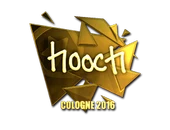 Sticker | hooch (Gold) | Cologne 2016 image