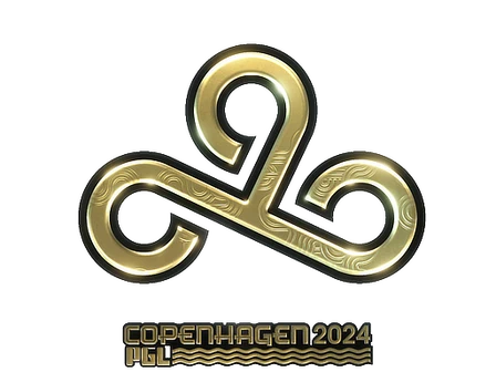 Sticker | Cloud9 (Gold) | Copenhagen 2024 image