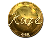 Sticker | Kaze (Gold) | Katowice 2019 image
