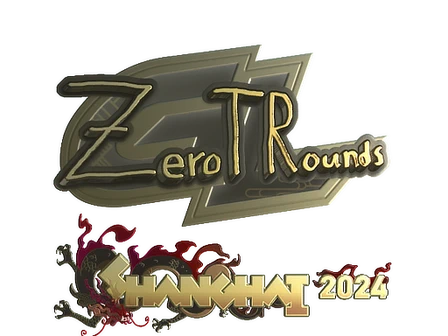 Sticker | ztr (Gold) | Shanghai 2024 image