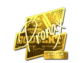 Sticker | pronax (Gold) | Atlanta 2017 image