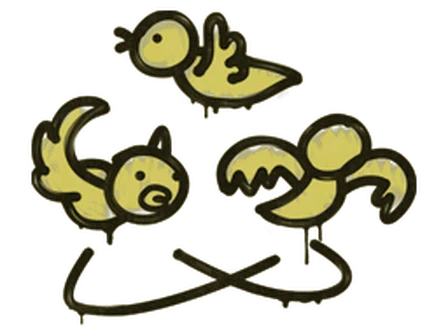 Sealed Graffiti | Dizzy (Tracer Yellow) image