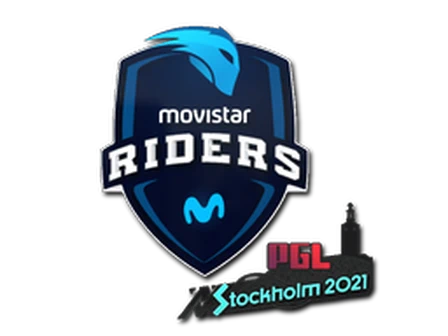 Sticker | Movistar Riders | Stockholm 2021 image