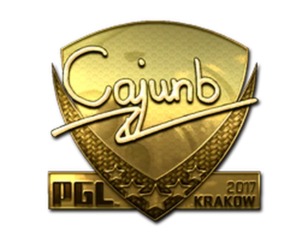 Sticker | cajunb (Gold) | Krakow 2017 image