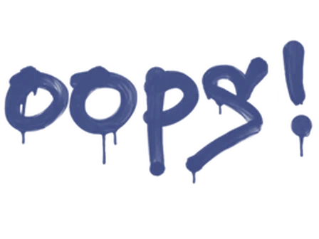 Sealed Graffiti | Oops (SWAT Blue) image