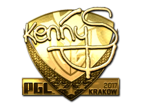 Sticker | kennyS (Gold) | Krakow 2017 image
