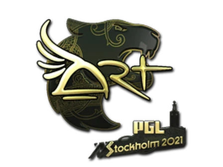 Sticker | arT (Gold) | Stockholm 2021 image
