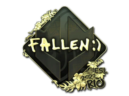 Sticker | FalleN (Gold) | Rio 2022 image