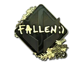 Sticker | FalleN (Gold) | Rio 2022 image