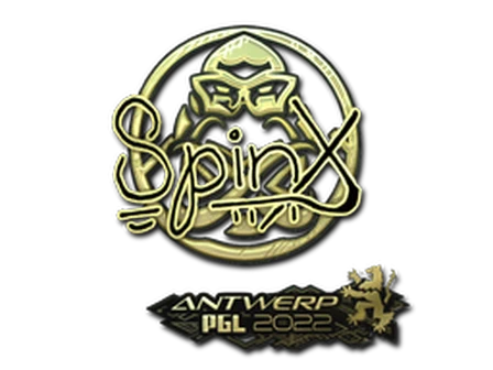 Sticker | Spinx (Gold) | Antwerp 2022 image