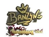 Sticker | brnz4n (Gold) | Shanghai 2024 image
