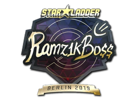 Sticker | Ramz1kBO$$ (Gold) | Berlin 2019 image