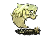 Sticker | saffee (Gold) | Antwerp 2022 image