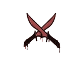 Sealed Graffiti | X-Knives (Blood Red) image