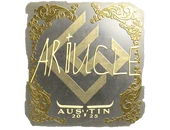 Sticker | Ariucle (Gold) | Austin 2025 image