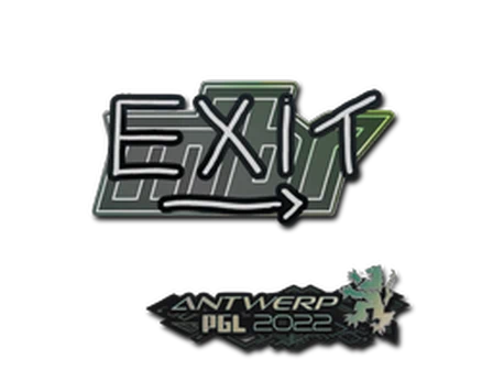 Sticker | exit | Antwerp 2022 image