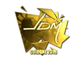 Sticker | jdm64 (Gold) | Cologne 2016 image