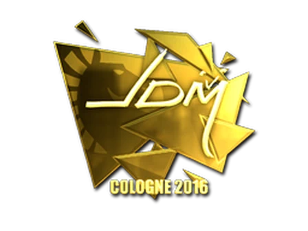 Sticker | jdm64 (Gold) | Cologne 2016 image