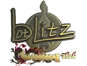 Sticker | bLitz (Gold) | Shanghai 2024 image