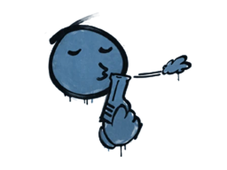 Sealed Graffiti | Quickdraw (Monarch Blue) image