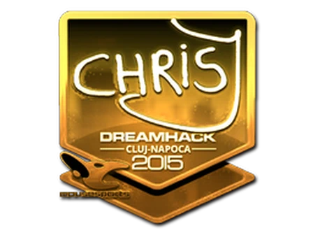 Sticker | chrisJ (Gold) | Cluj-Napoca 2015 image