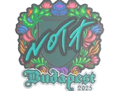 Sticker | nota (Embroidered) | Budapest 2025 image