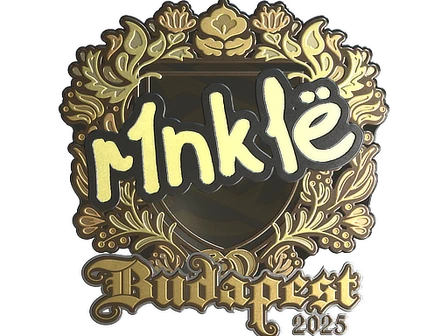 Sticker | r1nkle (Gold) | Budapest 2025 image