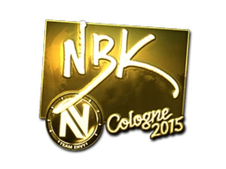 Sticker | NBK- (Gold) | Cologne 2015 image