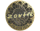 Sticker | zont1x (Gold) | Cologne 2026 image