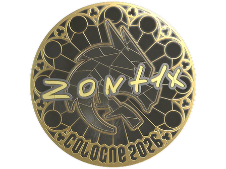 Sticker | zont1x (Gold) | Cologne 2026 image