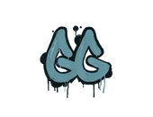 Sealed Graffiti | GGEZ (Wire Blue) image