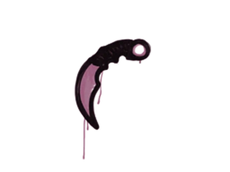Sealed Graffiti | Karambit (Princess Pink) image