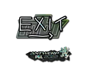 Sticker | exit (Glitter) | Antwerp 2022 image