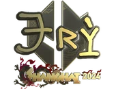 Sticker | TRY (Gold) | Shanghai 2024 image