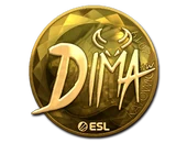 Sticker | Dima (Gold) | Katowice 2019 image