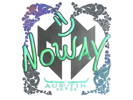 Sticker | noway (Holo) | Austin 2025 image