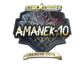 Sticker | AmaNEk (Gold) | Berlin 2019 image